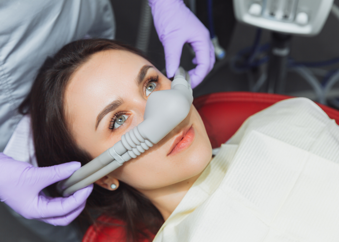 Laughing gas for dental anxiety